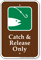 Catch And Release Only Fishing Sign