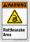 Rattlesnake Area Warning Sign