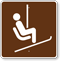 Chair or Ski Lift, MUTCD Guide Sign