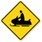 Snowmobile Symbol - Traffic Sign